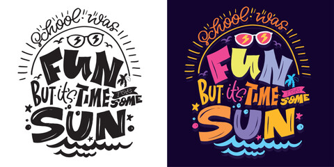 Cute hand drawn doodle lettering quote. Lettering for t-shirt design, mug print, bag print, clothes fashion. 100% hand drawn vector image.