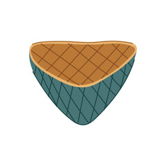 vegetables bamboo steamer basket cartoon vector illustration