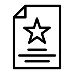 favorite document icon
