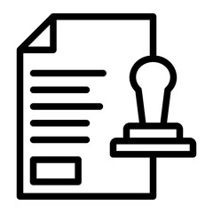 stamped document icon