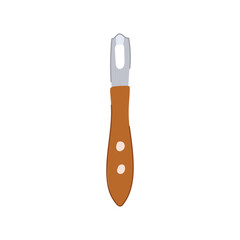 kitchen citrus zester cartoon vector illustration
