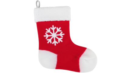 Isolated Christmas Stocking