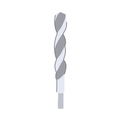 hole drill bit cartoon vector illustration