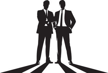 
Businessman Silhouette Vector Set