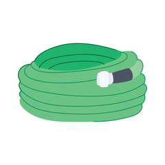 durable garden hose cartoon vector illustration