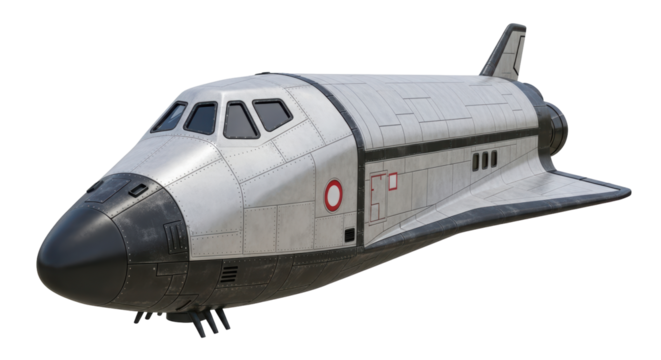 Isolated Space Shuttle