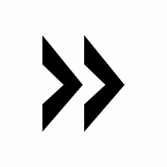 arrow right icon vector sign