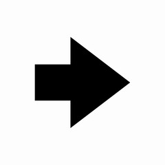 arrow right icon vector sign