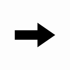 arrow right icon vector sign