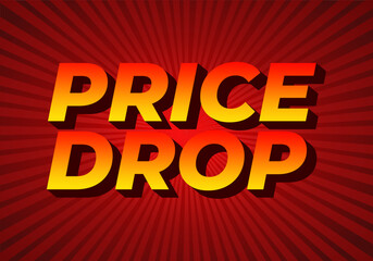 Bold Price Drop Announcement Graphic