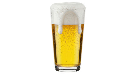 Isolated Beer Glass