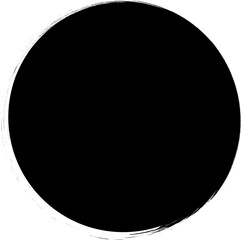 Brush circles frame. Design elements