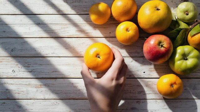 採れたて旬の甘い果実たち、ビタミンたっぷり果物
