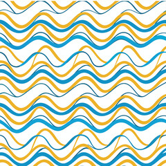 seamless pattern with waves