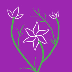 Flower vector illustration 
