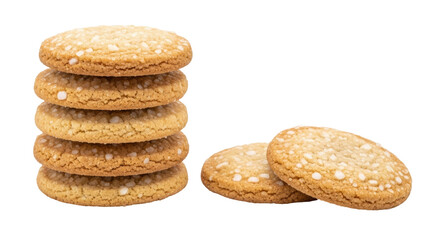 Isolated Stack of Sugar Cookies