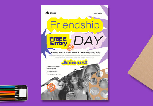 Friendship Day Poster Design