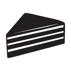 Occasion in a bite – Cake silhouette composed with whimsical Cake vector – Cake illustration

