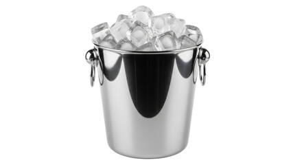 Isolated Ice Bucket