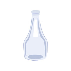 classic vintage milk bottle cartoon vector illustration
