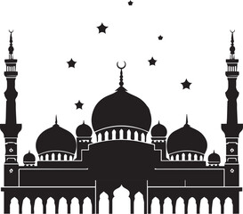 a Majestic Mosque, Perfect for Islamic Art