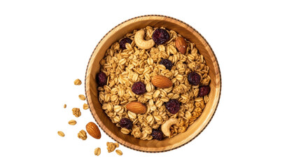 Isolated Granola Bowl