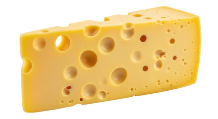 Isolated Swiss Cheese Wedge