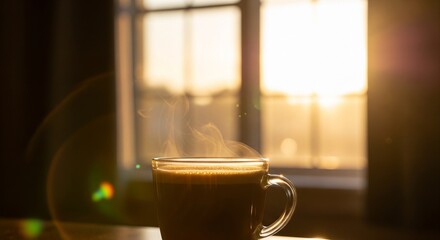 Warm Backlit Drink Scene