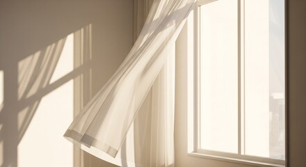 Soft Curtain with Natural Light