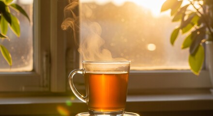 Warm Backlit Drink Scene