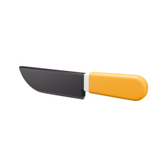 Chef Knife with Curved Blade