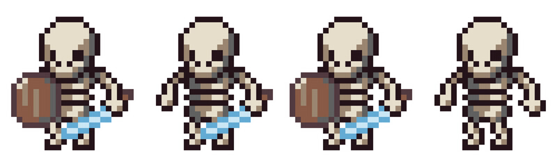 Pixel Skeleton Pack