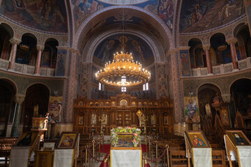 Interior of the Holy Church of Saint Dionysius the Areopagite, Patron Saint of Athens