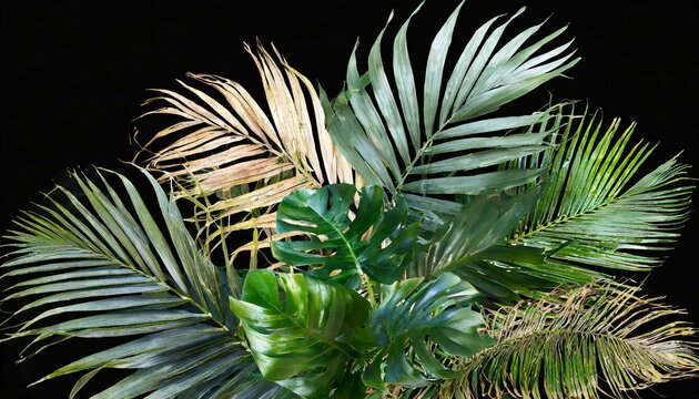 close up of palm tree