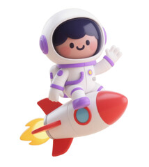 robot with a astronaut