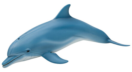 Obraz premium Isolated Blue Dolphin