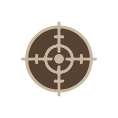 Shooting targt vector art illustration