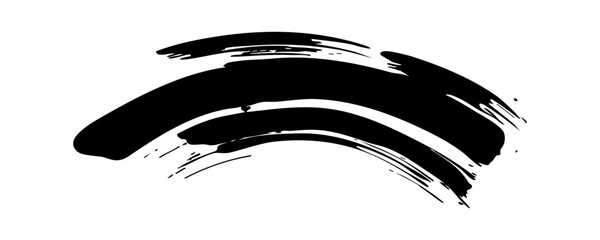 Obraz premium Brush strokes templates, vector grunge paintbrush