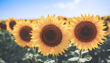 Fototapeta premium Sunflower field