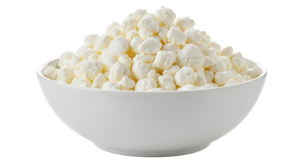 Isolated Cottage Cheese