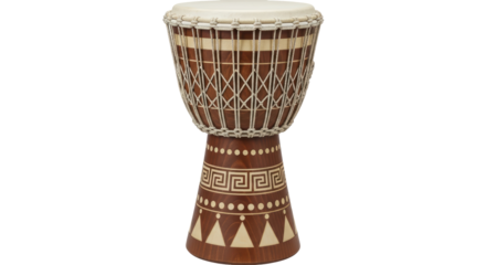 Isolated Djembe