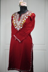 Display of kashmiri pheran, traditional dress of kashmir