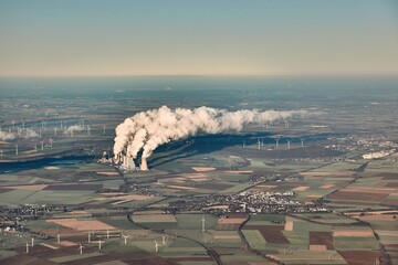 Coal Power Plant Smoke in Germany