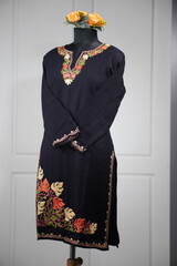 Display of kashmiri pheran, traditional dress of kashmir
