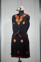 Display of kashmiri pheran, traditional dress of kashmir