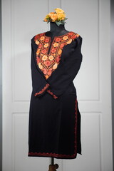 Display of kashmiri pheran, traditional dress of kashmir