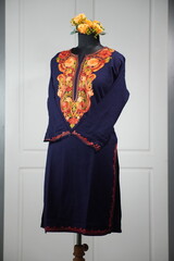 Display of kashmiri pheran, traditional dress of kashmir