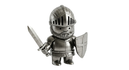 Isolated Toy Knight