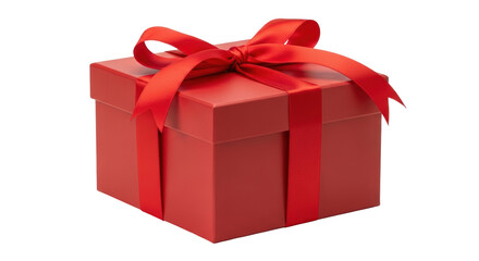 Isolated Red Gift Box