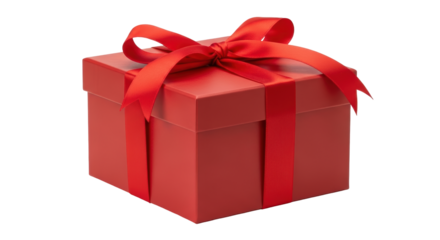 Isolated Red Gift Box